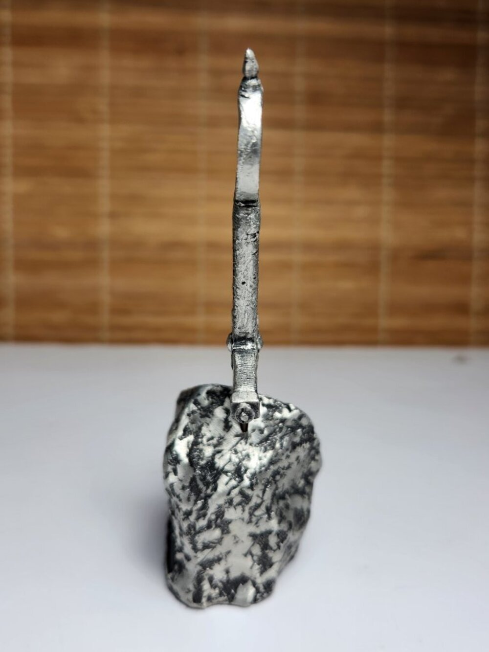 Sword in the Stone Letter Opener Figurine Heavy Metal Fantasy Desk Ornament Vtg - Picture 7 of 8